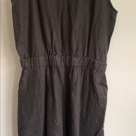 Black Tie a Sleeve Jumpsuit - Picture 4 of 5